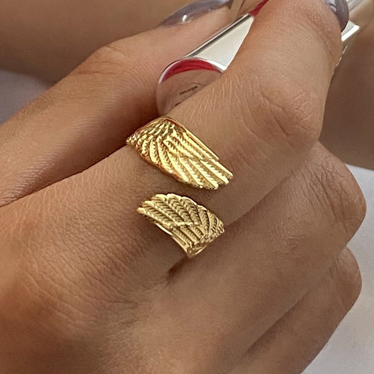 Wings of Aether Ring III - mifjewelry